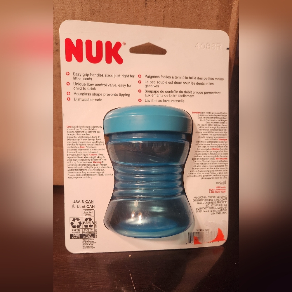 Leak-Proof Blue Sippy Cup - Picture 2 of 7